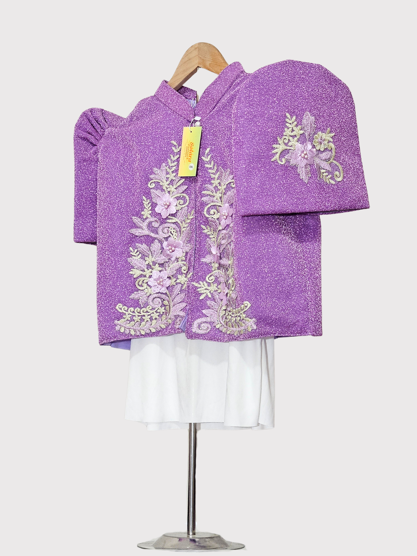 Purple Sparkly Bolero