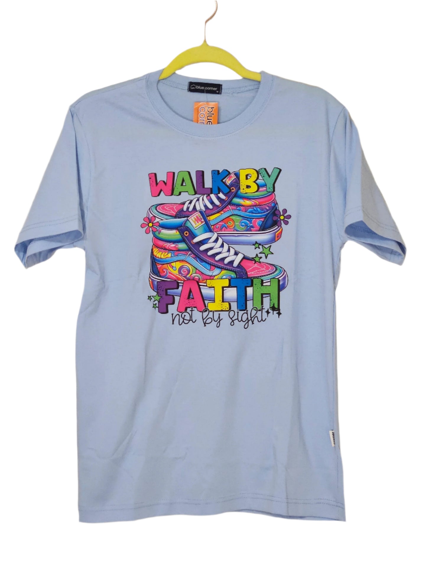 Printed T-shirt - "Walk By Faith"