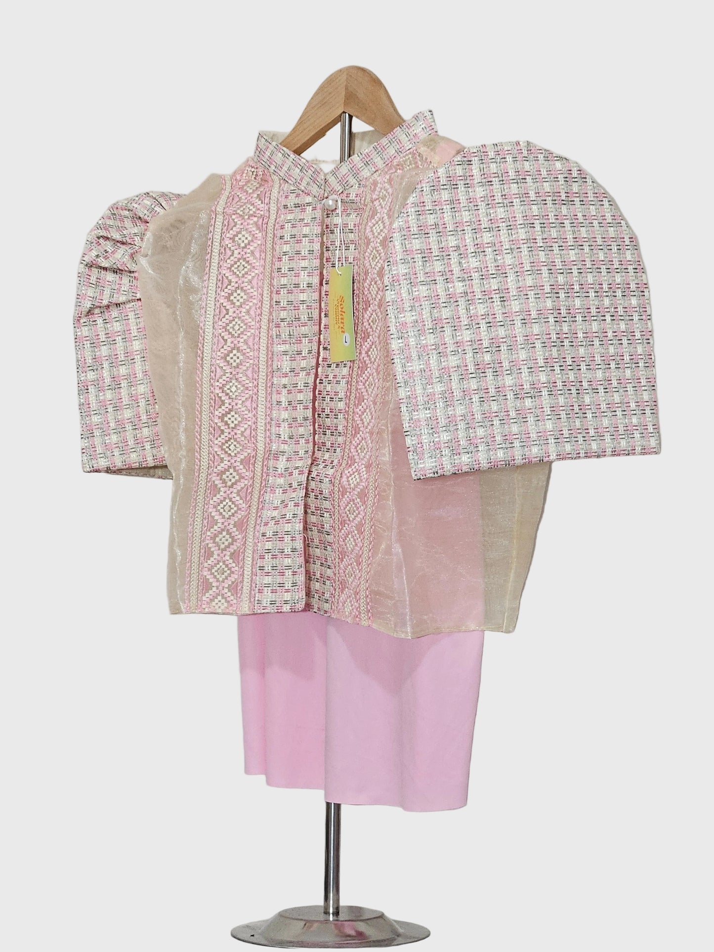 Pink Habi Bolero