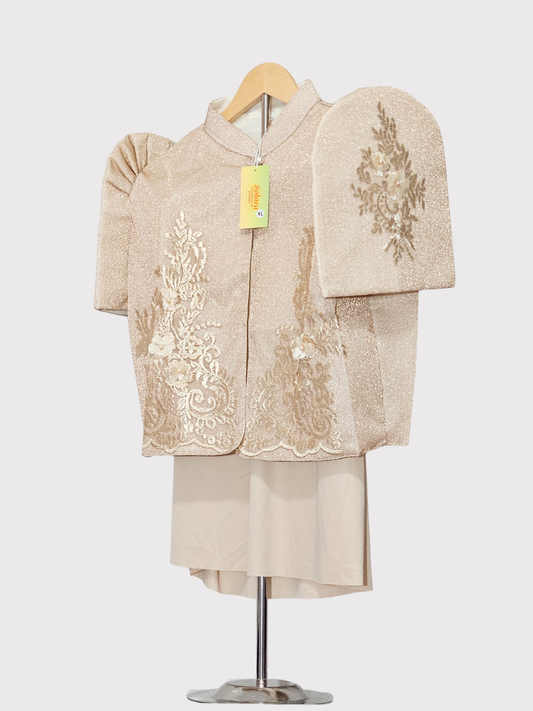 Beige Sparkly Bolero