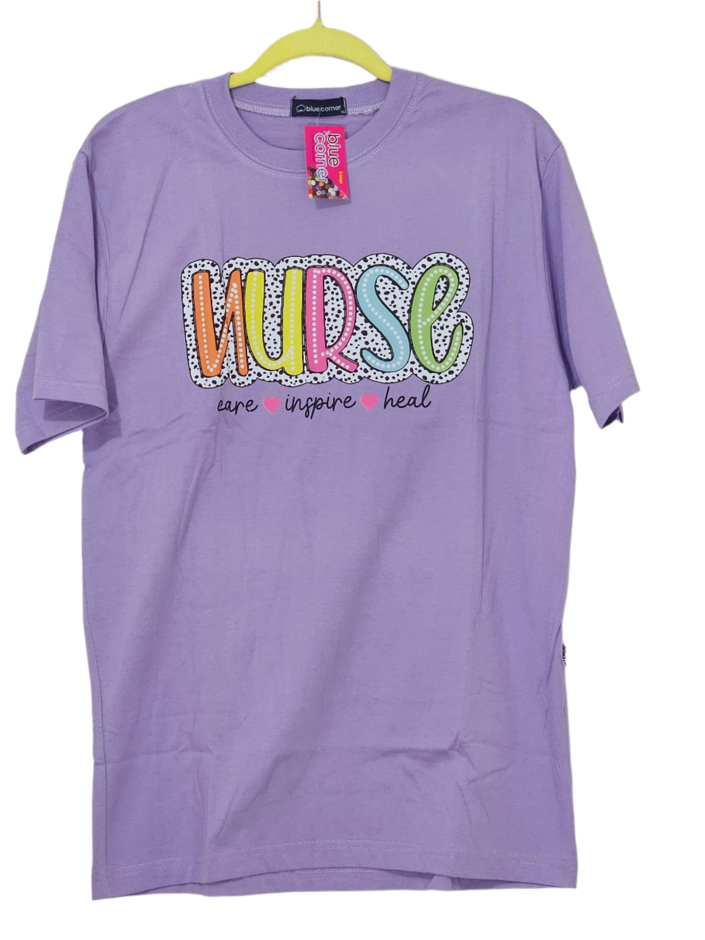 Printed T-shirt - Nurse (Care, inspire, Heal)