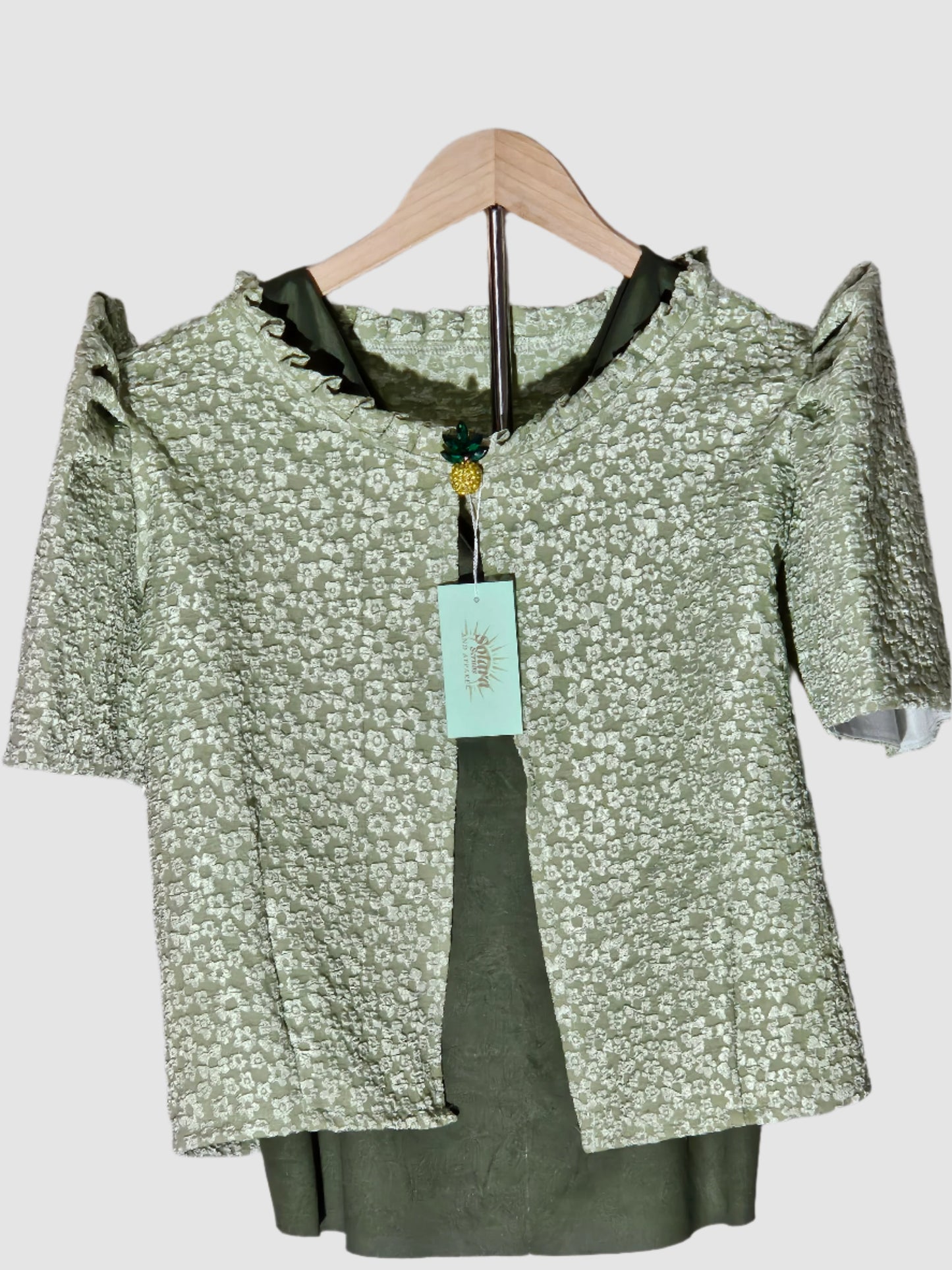 Bolero with Floral Pattern