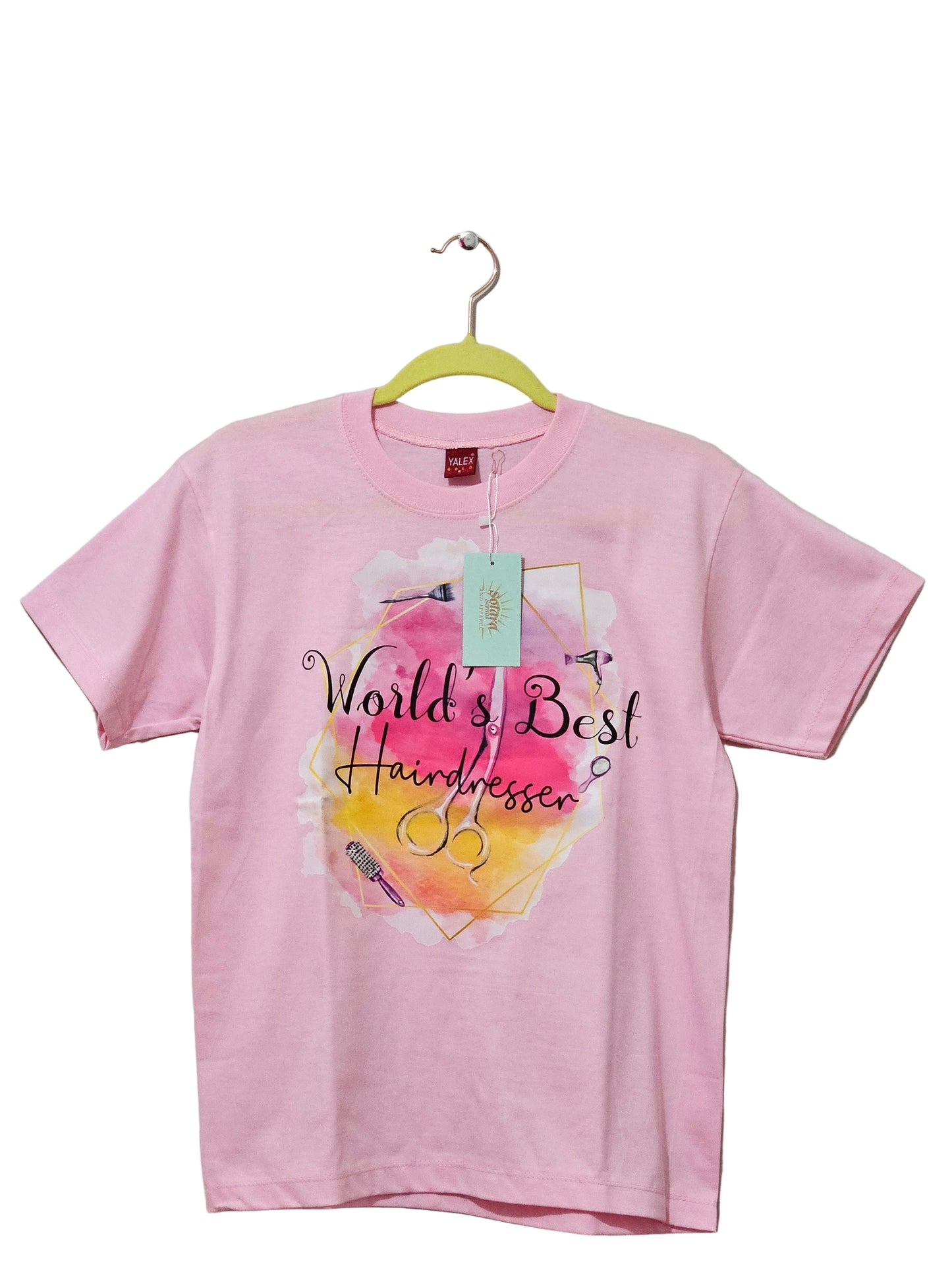 Printed T-shirt - "World's Best Hairdresser"