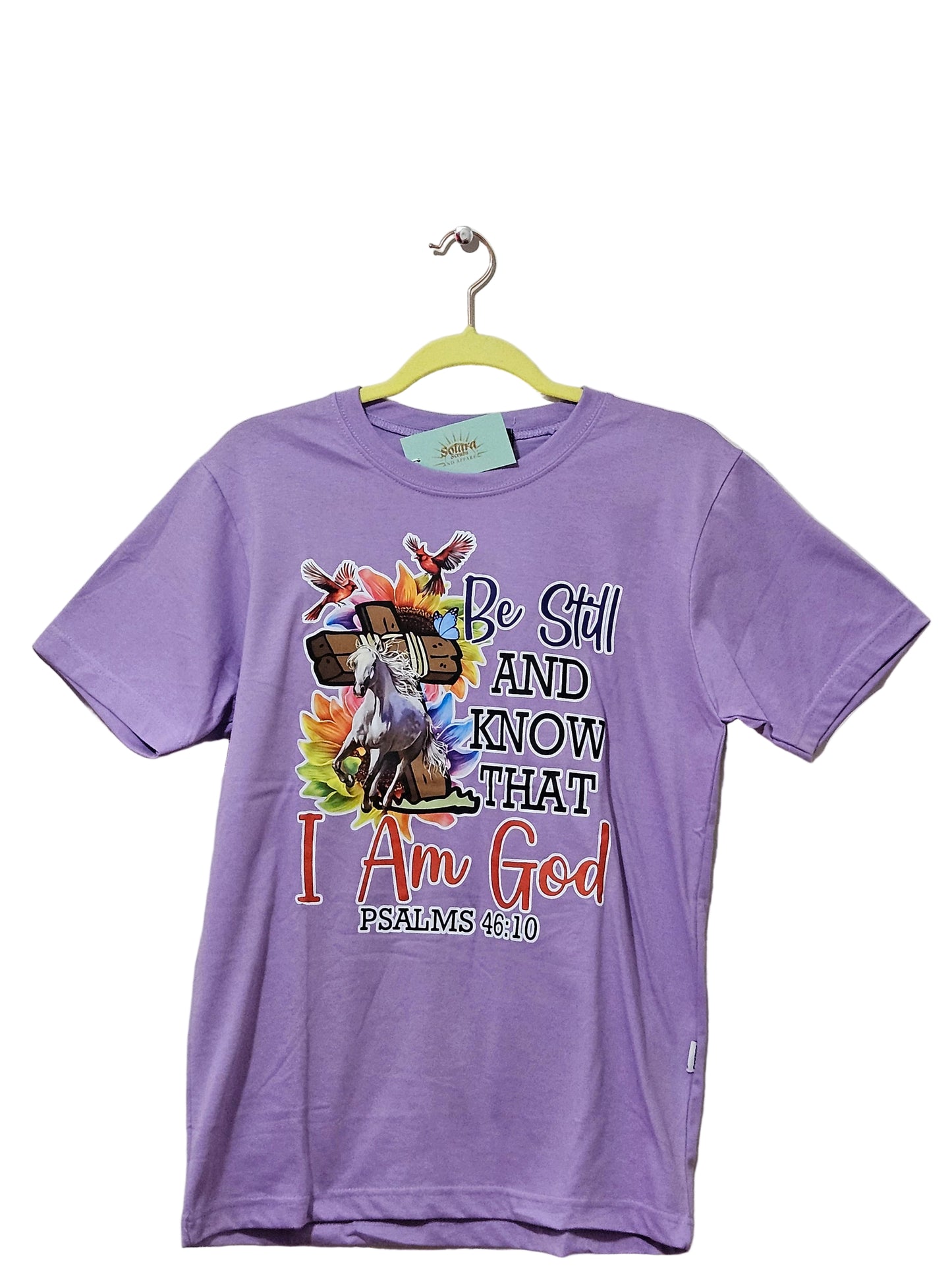 Printed T-shirt - "Be Still and Know That I am God"
