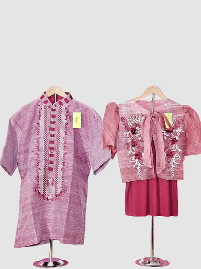 Red Bolero with Bow and Floral Embroidery - Design 2