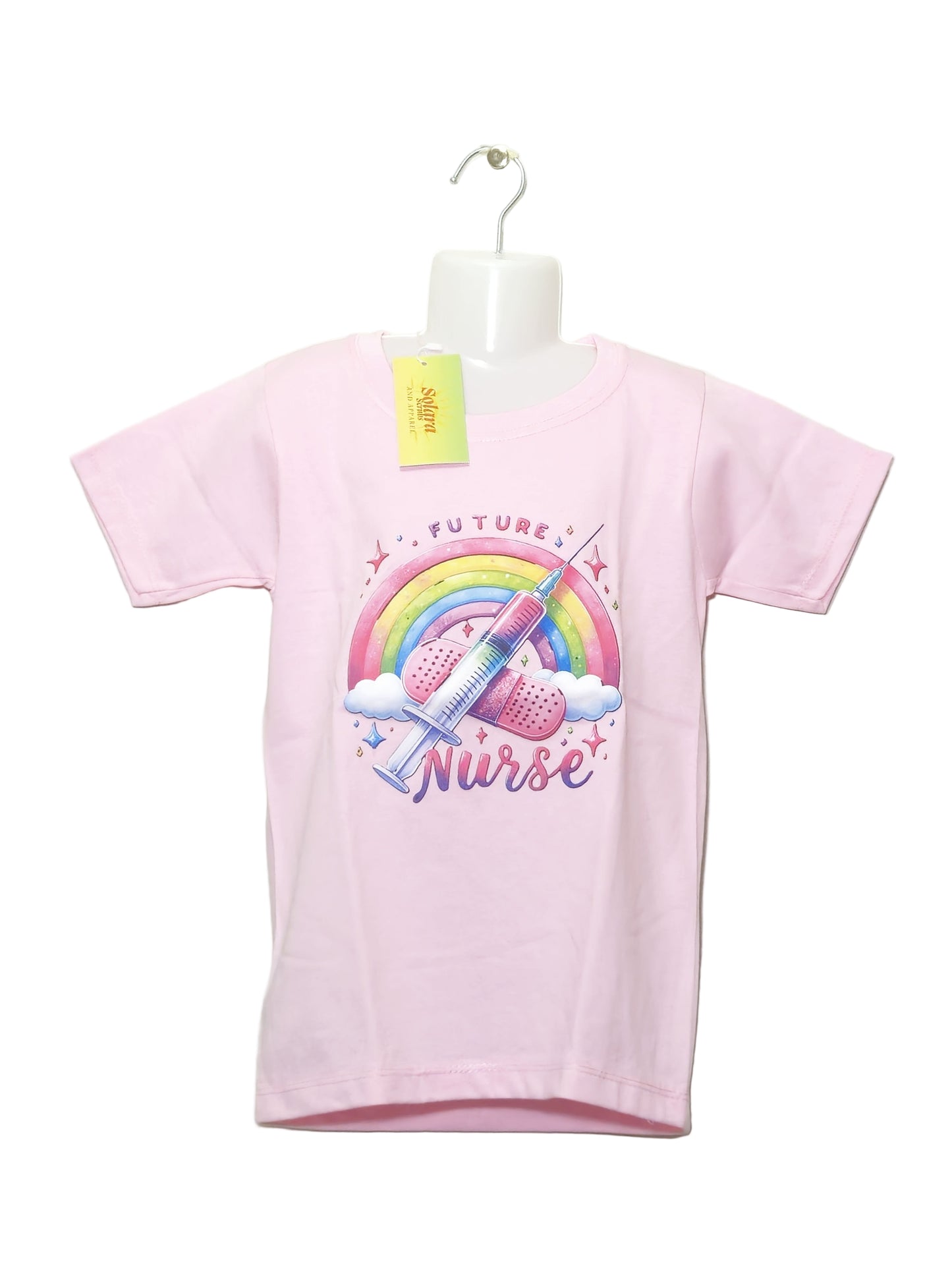 Printed T-shirt for Kids - Future Nurse (Rainbow)