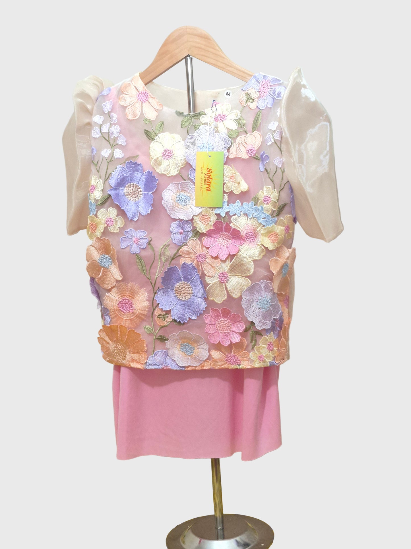 Multicolor Floral Filipiniana Blouse