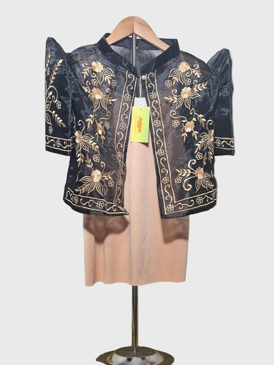 Black and Gold Kultura Bolero