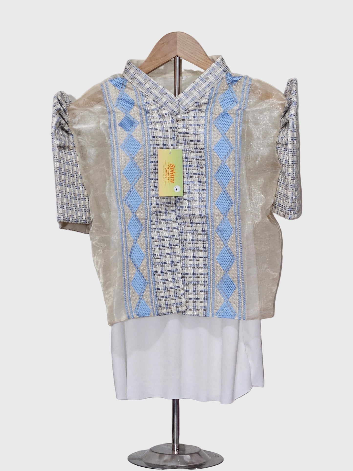 Blue Habi Bolero