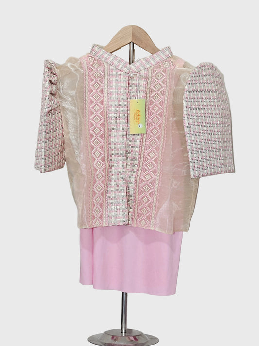Pink Habi Bolero