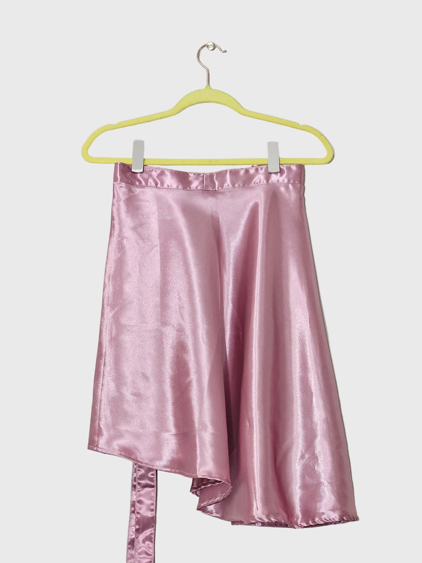 Pink Satin Skirt