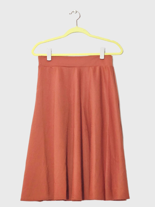 Dark Orange Skirt