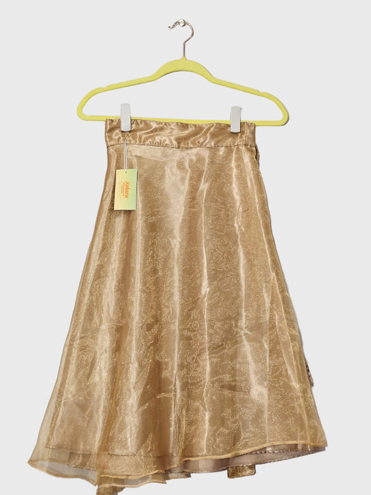 Gold Organza Skirt