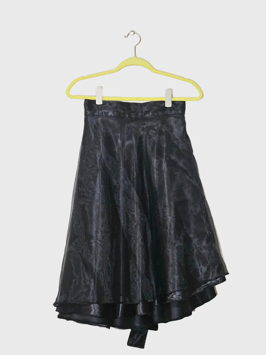 Black Organza Skirt