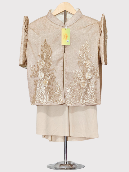 Beige Sparkly Bolero