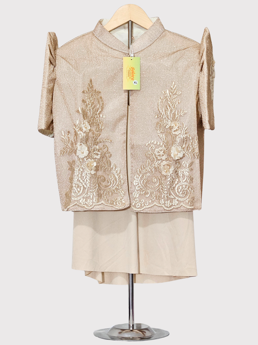 Beige Sparkly Bolero