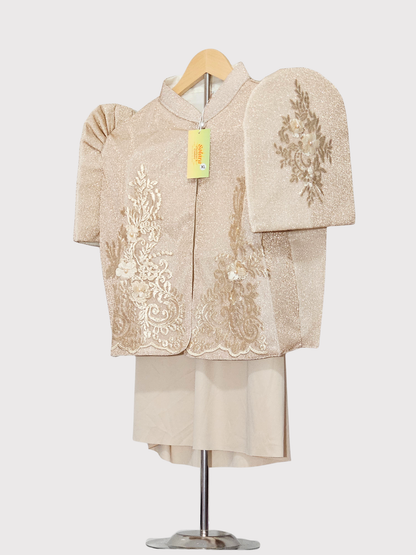 Beige Sparkly Bolero